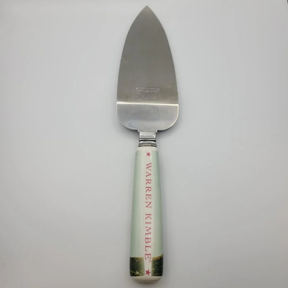 Warren Kimble Boston Warehouse Cake Server‎ Pie Server Country Cottage Stainless
